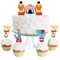 Big Dot of Happiness Carnival - Step Right Up Circus - Dessert Cupcake Toppers - Carnival Themed Party Clear Treat Picks - Set of 24